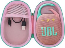 Co2crea Protective Case for Jbl Clip 5/4/4 Eco, Pink, Portable, Compact