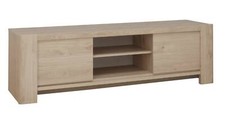 Portland 2 Door TV Unit Oak
