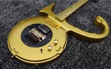 Rare Shaped Guitar Gold Prince