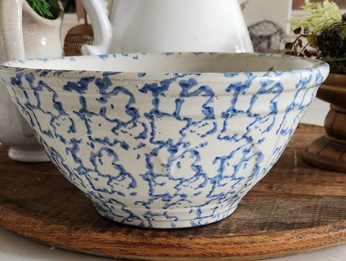 Antique stoneware heart bowl - heart,