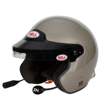 Bell Mag Rally Helmet - FIA 8859-2024 Approved / Open Face / Titanium Silver