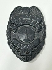 U.S. Army Crash-Fire rescue badge military collectible Blackinton & co badges