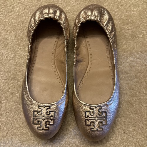 Tory burch gold leather - burch,