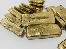 Gold Bars, 1550g, Recycled Gold, Old Gold: Chips from CPU, USB, HDMI