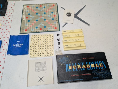 Scrabble deluxe edition - scrabble,