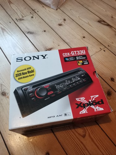 Sony cdx gt33u - cdx-gt33u, disc