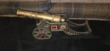 Vintage Brass Cannon Black