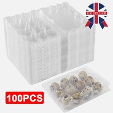 Clear Quail Egg Box Plastic
