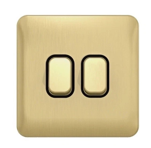 Schneider lisse satin brass - lisse,