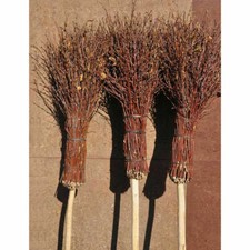 Besom broom Witches broomstick decorated for Halloween Theater Etc 369