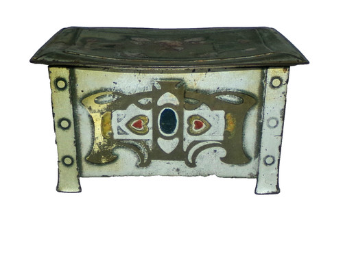 Vintage biscuit tin - vintage,