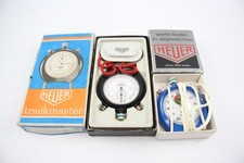 Heuer Trackmaster Stopwatches Hand-Wind Working x 2