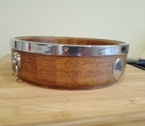 Vintage oak chrome trophy - vintage,