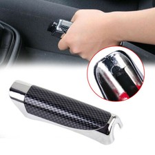 Black Carbon Fiber Car Hand Brake Protector Cover Interior Trim Auto Accessories