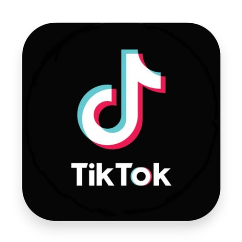 Tiktok square icon self - square,
