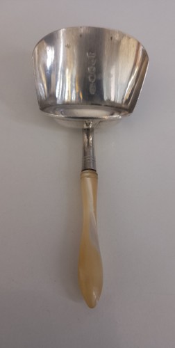 Georgian silver tea caddy - georgian,