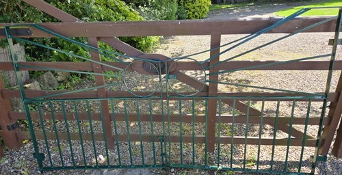 Wrought iron art deco - wrought, driveway