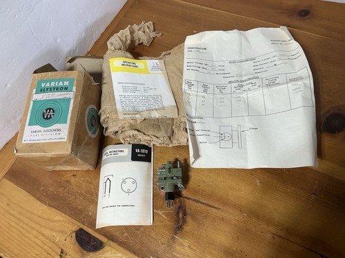 Varian klystron tube - varian,