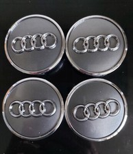 Set of 4 x Audi A4 (2017-) Centre Caps  (61mm) GREY