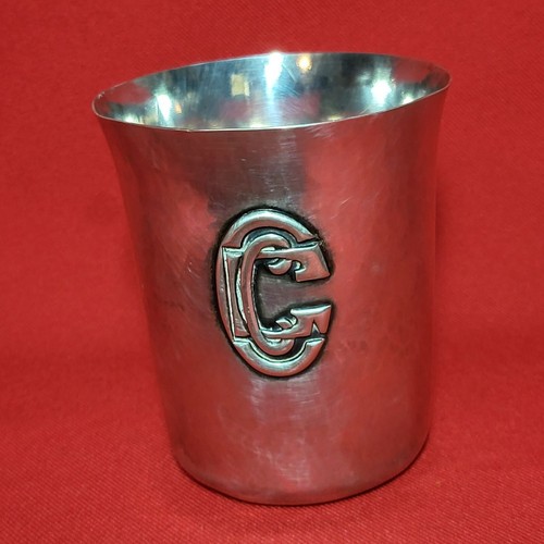 Sterling silver cup - silver,