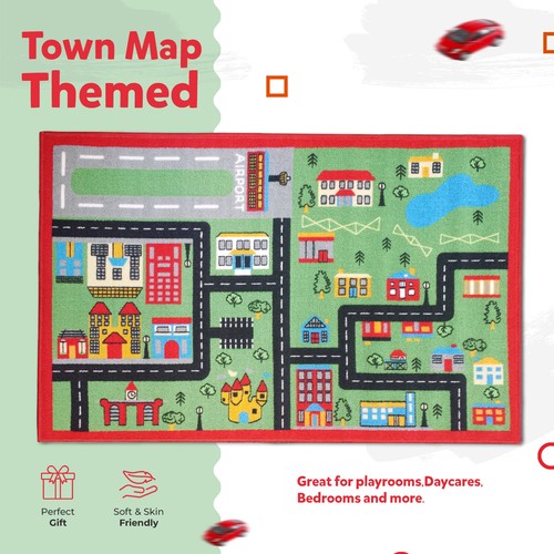 Educational town map - town,