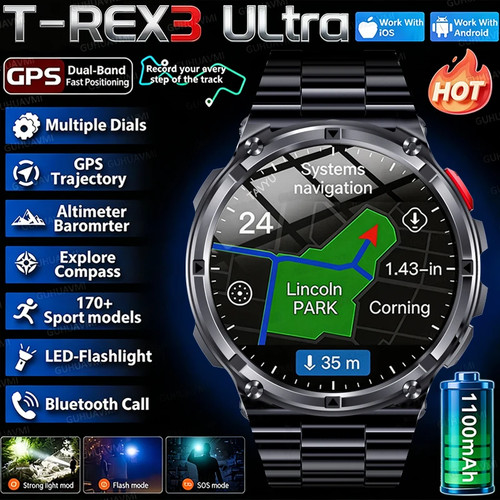 Smart watch gps - watch, waterproof