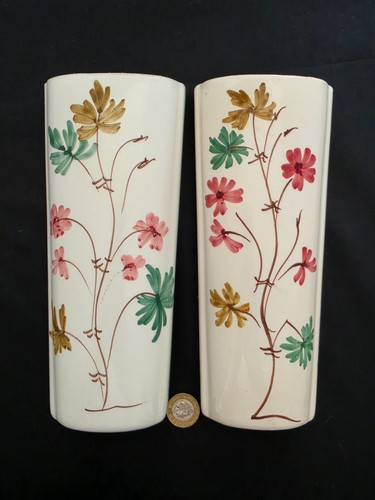 Pair vintage ceramic radiator - vintage,