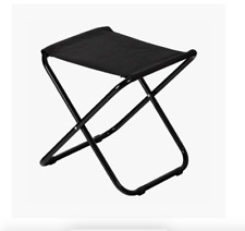 New Classic Folding Stool Lightweight Material Practical Foldable Design Black
