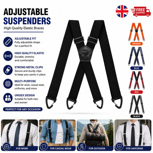 Mens heavy duty elastic - heavy,