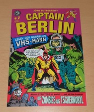 Captain Berlin # 7 Tinplate Comics +++ Buttgereit Kurio Horror Shocker