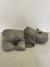 Leather Hippo in the Taste of Dimitri Omersa circa 1970