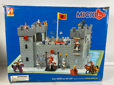 MICKI - ULTRA RARE - Wooden Toy Castle - With Instructions and Box