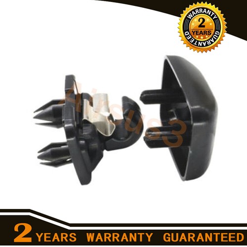 Pair sun visor clip black - sun,