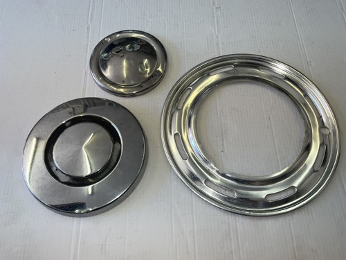 Vintage car wheel hubcaps - vintage,