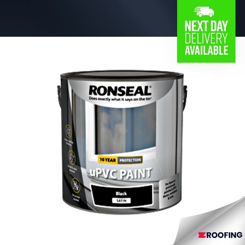 Ronseal upvc paint black - paint,