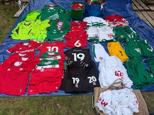 Walsall match worn kit - worn,