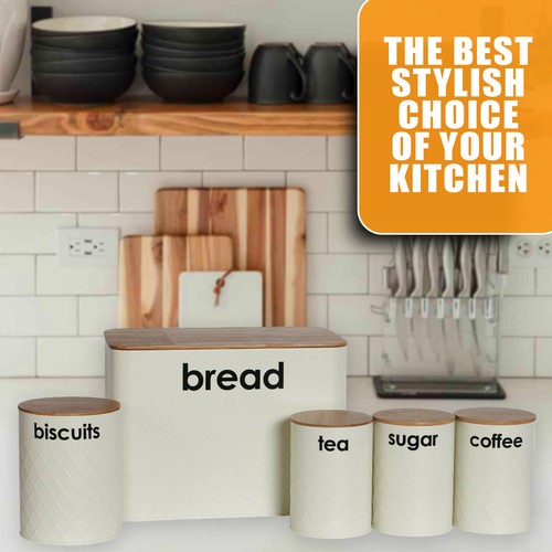5pcs kitchen storage tins - kitchen,