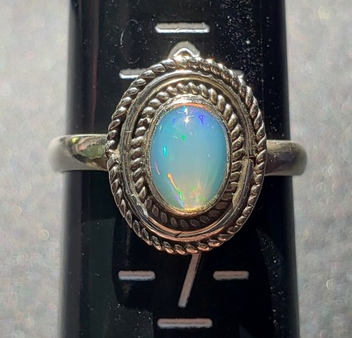 Fire opal sterling silver - sterling,