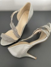 Jenny Packham Silver Grey Shoes Size 6