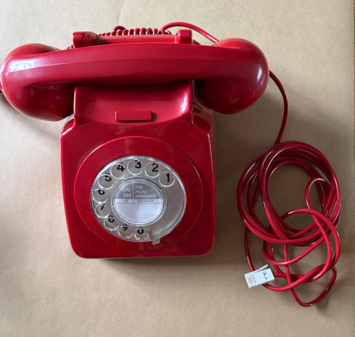 Classic red telephone gpo - telephone,