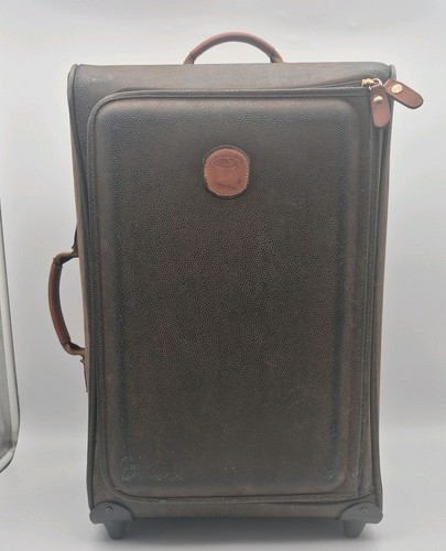 Vtg bric leather luggage - vtg,