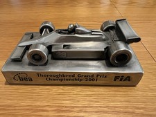 Compulsion Sculpture Pewter TGP  Championship 2001 F1 Car
