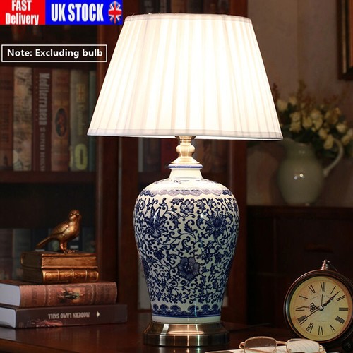 Chinese ceramic table lamp - chinese,