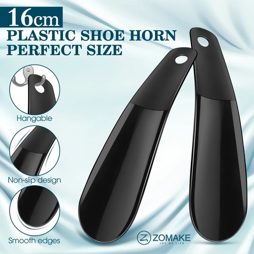 Black plastic shoe string - black,