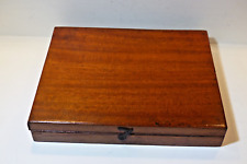 Antique Incomplete Reeves & Sons Ltd No 28 Mahogany Water Colour Paint Box GC