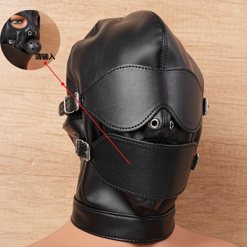 Gimp mask bondage hood head - mask,