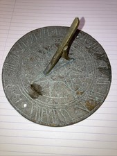 Antique Vintage Sun Dial Brass