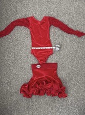 Girls DSI Red Latin 2 Piece