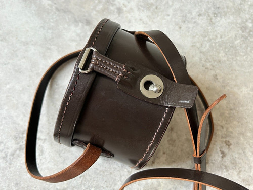 Leica ecoog leather case - case, for