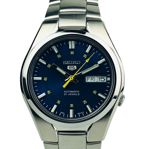 Seiko automatic blue dial - blue,
